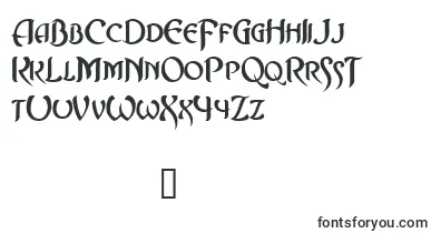  Asrafel ffy font